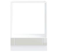 ""SALE d'hiver"" Cabinet/Armoire de four - mango - Meuble bas - Lucca blanc brillant bois ingénierie EU1101