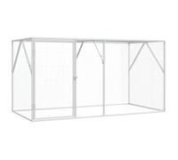 ""SALE d'hiver"" Cage/Enclos pour oiseaux - UU - Grande Volière - Anthracite 208 x 102 x 108 cm Acier galvanisé CC664