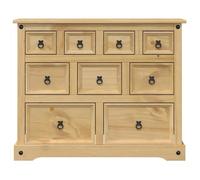 ""SALE d'hiver"" Commode de rangement - Burke - desgin moderne Corona 101x45x82 cm bois massif de pin CC31