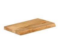 ""SALE d'hiver"" Dessus de table - BURKE - Accessoire pour table - à bord vivant 50x30x2 5 cm bois massif manguier DD1140