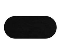 ""SALE d'hiver"" Dessus de table - BURKE - Accessoire pour table - marron foncé 140x60x4cm bois chêne massif ovale DD2071