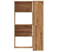 ""SALE d'hiver"" Meuble Étagère/Bibliothèque - Jill's - d'angle 4 niveaux - pour livres - chêne artisanal bois ingénierie BB478