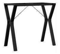 ""SALE d'hiver"" Pieds de table à manger - BURKE - Accessoire pour table - cadre en Y 80x40x73 cm acier PP145