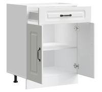 ""SALE d'hiver"" Placard/Armoire de cuisine - mango - avec rangement - Kalmar blanc bois d'ingénierie EU294