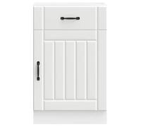 ""SALE d'hiver"" Placard/Armoire de cuisine - mango - avec rangement - Lucca blanc bois d'ingénierie EU344