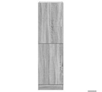 ""SALE d'hiver"" Placard/Armoire de cuisine - mango - avec rangement - sonoma gris 38x41,5x131,5 cm bois ingénierie EU516