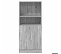 ""SALE d'hiver"" Placard/Armoire de cuisine - mango - avec rangement - sonoma gris 57x41,5x131,5 cm bois ingénierie EU525