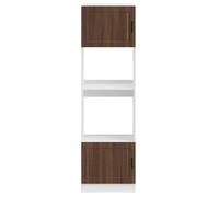 ""SALE d'hiver"" Placards de four 2 pcs - MANGO - Colonnes cuisine - Porto chêne marron bois d'ingénierie EU196