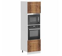 SALE ELEMENTS Cuisine - Armoires de four 2 pcs Lucca - Meuble Colonne Meuble Bas de cuisne vieux bois bois d'ingénierie @EU(16583)