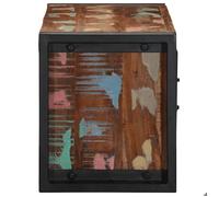 ""SALE Janvier"" MODERNE Cabinet TV - MGH - MEUBLE TV/HIFI - Avec rangement - 80x30x35 cm bois massif de récupération TT498