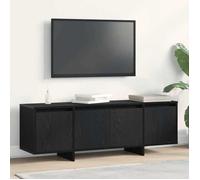 ""SALE Janvier"" MODERNE Cabinet TV - MGH - MEUBLE TV/HIFI - Avec rangement - Chêne noir 120x30x40,5 cm - Bois d'ingénierie TT2026