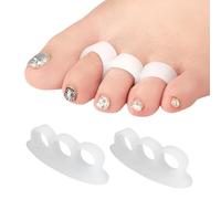 4 Pièces Marteau Toe Coussin, Marteau Orteil Correcteur de Coussinets en gel Et lisseur Pour Bouclés, Courbé, Griffe et Maillet Orteil Relief, Support de gel Gauche et Droit Crest Coussin