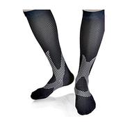 Chaussette de Contention Bas de Contention Chaussettes de Compression pour Hommes et Femmes, pour Sportive, Cyclisme, Voyage en Avion et Grossesse de maternité