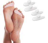 Salefun Original Lot de 4 coussinets en gel pour orteils Marteau Fente unique Soulagement de la douleur des orteils