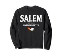 Salem 1626 Massachusetts MA Halloween Duck Witch Costume Sweatshirt