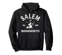 Salem 1626 Massachusetts MA Vintage Halloween Witch Costume Sweat à Capuche