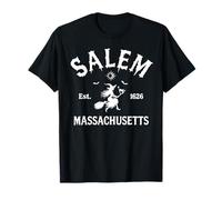 Salem 1626 Massachusetts MA Vintage Halloween Witch Costume T-Shirt