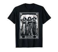 Salem 1692 Carte rétro pour Halloween Motif sorcière T-Shirt
