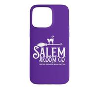 Salem Broom Company Costume de sorcière pour Femme Motif Chat Noir Coque pour iPhone 15 Pro Max