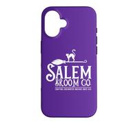 Salem Broom Company Costume de sorcière pour Femme Motif Chat Noir Coque pour iPhone 16