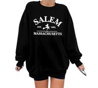 Salem Massachusetts Sweat-shirt et sweat à capuche Halloween sorcière Salem Sweat-shirt femme, Noir , S