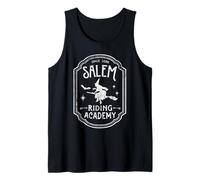 Salem Riding Academy Baguette de sorcière Vintage Halloween Débardeur