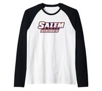 Salem State University Vikings Word Mark Manche Raglan