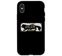 Salem The City of Witches Massachusetts Chat Noir Halloween Coque pour iPhone X/XS