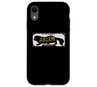 Salem The City of Witches Massachusetts Chat Noir Halloween Coque pour iPhone XR