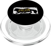Salem The City of Witches Massachusetts Chat Noir Halloween PopSockets PopGrip pour MagSafe