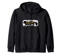 Salem The City of Witches Massachusetts Chat Noir Halloween Sweat à Capuche