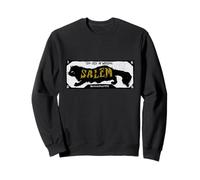 Salem The City of Witches Massachusetts Chat Noir Halloween Sweatshirt