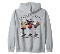 Salem Witch Cocktail Club Halloween Boissons Sorcière Esthétique Sweat à Capuche