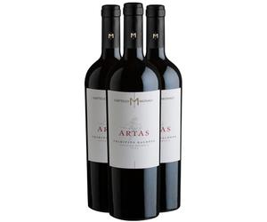 Salento Artas Primitivo - Rouge 2021 - Castello Monaci - Vin Rouge d'Italie (3x75cl)