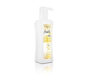 SALERM - Crème Activatrice de Boucles - Crème Bou Yellow Shot - 300 ml - Biokera Fresh - Boucles Définies - Hydratation Profonde des Cheveux - Élimine les Frisottis - Sans Sulfates ni Parabènes