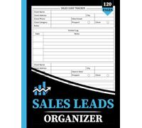 Sales Leads Organizer: Track Client Information, Prospect Details, Communication History, Follow-Up Notes, and Customer Records