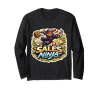 Sales Ninja Funny Salesman Saleswoman Joke Citation Dire Fun Manche Longue