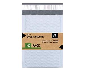 Sales4Less Lot de 100 enveloppes rembourrées imperméables
