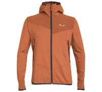 Salewa - Agner Hybrid Polarlite Durastretch Fullzip Hoody - Veste polaire - 46 - bombay brown melange / 0910