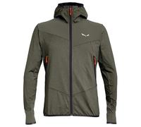 Salewa - Agner Hybrid Polarlite Durastretch Fullzip Hoody - Veste polaire - 54 - faded green melange