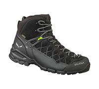 Salewa MS Alp Trainer Mid Gore-TEX Chaussures de Randonnée Hautes, Black/Black, 44.5 EU