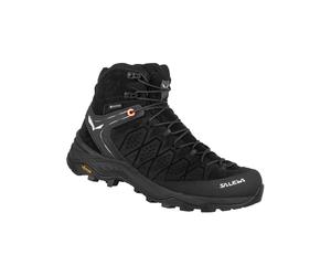 Salewa - Chaussures de trekking en GORE-TEX® - Alp Trainer 2 Mid GTX W Black/Black pour Femme - Taille 40,5 - Noir Noir 40,5