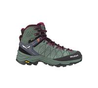 Salewa - Chaussures de trekking en GORE-TEX® - Alp Trainer 2 Mid GTX W Duck Green/Rhododendon pour Femme - Taille 37 - Vert Vert 37