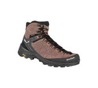 Salewa - Chaussures de trekking en GORE-TEX - Ms Alp Trainer 2 Mid GTX Wallnut/Fluo Orange pour Homme - Taille 9,5 UK - Marron Marron 9,5 UK