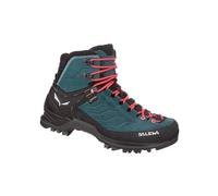 Salewa - Chaussures de trekking GORE-TEX - Ws Mtn Trainer Mid GTX Atlantic Deep/Ombre Blue pour Femme - Taille 4,5 UK - Bleu Bleu 4,5 UK