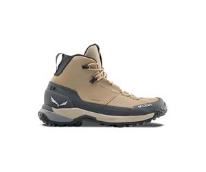 Salewa - Chaussures de trekking - Puez Leather Mid Ptx W Quicksand/Onyx en Cuir - Taille 40,5 - Beige Beige 40,5