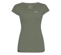 T-shirt Salewa Puez Melange Dry manches courtes vert chrome femme - 46
