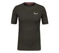 Salewa Cristallo Warm Alpine Merino Responsive Short Sleeve Base Layer Vert M Homme