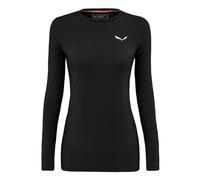 Salewa Cristallo Warm Alpine Merino Responsive Long Sleeve Base Layer Noir XL Femme