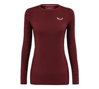 Salewa Cristallo Warm AMR W L/S Tee., Syrah, S